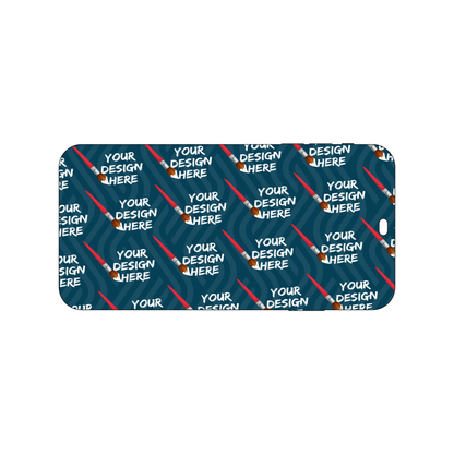 Custom Plastic 3.09" x 6.22" Phone Shape Tags
