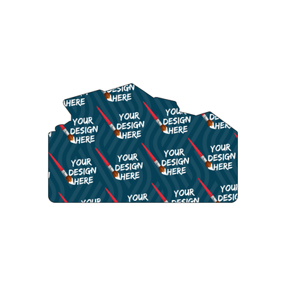Custom Plastic 3.375" x 2.125" House Shape Cards