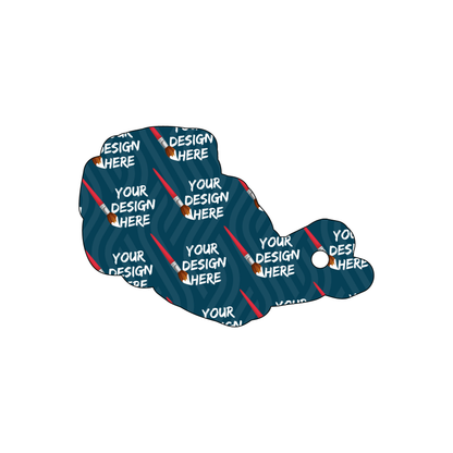 Custom Plastic 3.125" x 2.125" Forklift Shape Tags