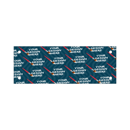 Custom Plastic 11" x 1" Long Hanging Four Hole Signage