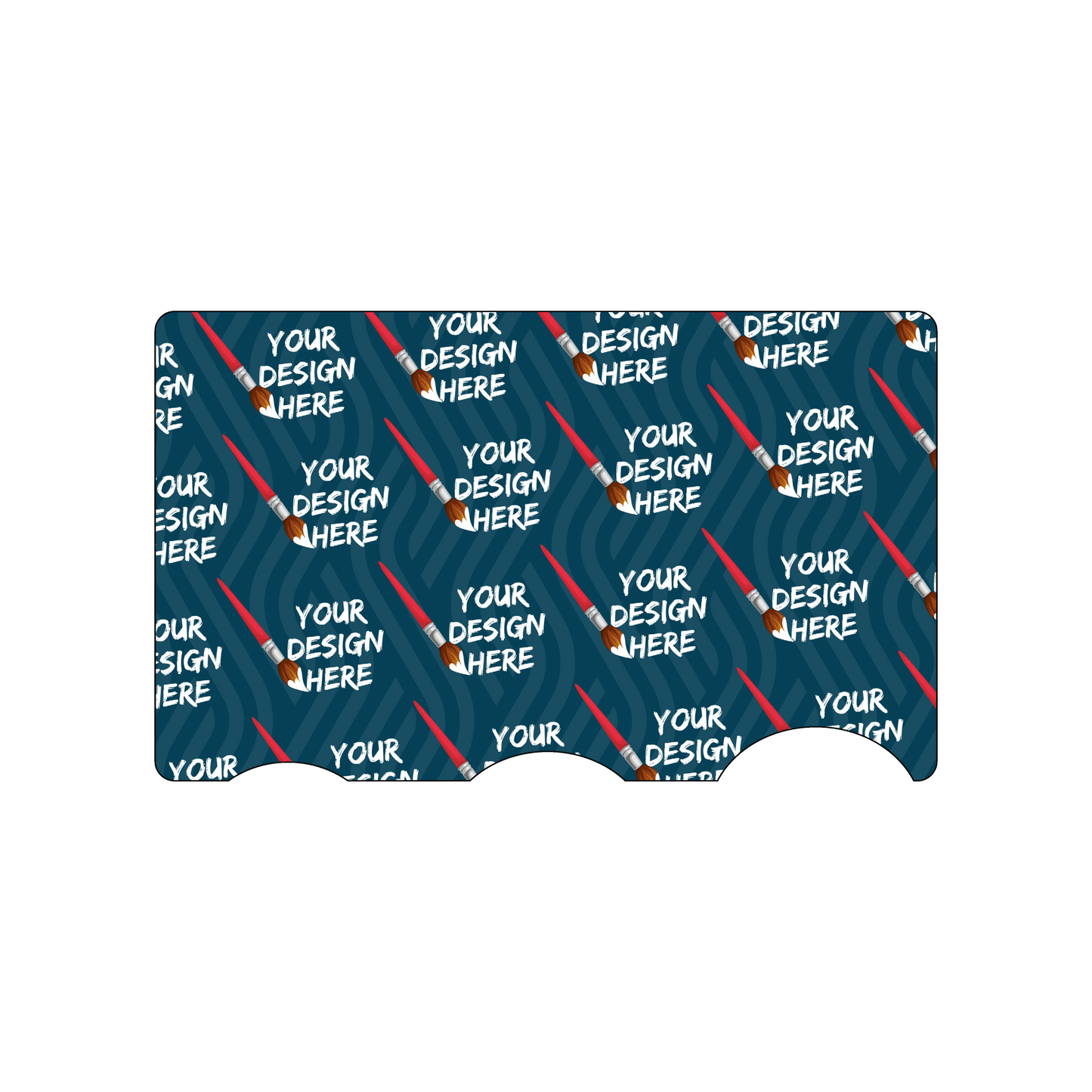 Custom Plastic 3" x 5" Measurement Card
