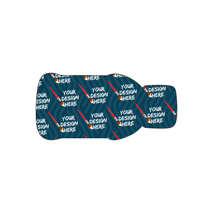 Custom Plastic 3.375" x 1.6" Bottle Shape Cards