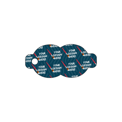 Custom Plastic 2.125" x 1" Knot Shape Key Tags