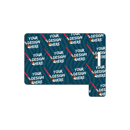 Custom Plastic 2.6258" x 3.375" Tabbed Page 1 Luggage Tags