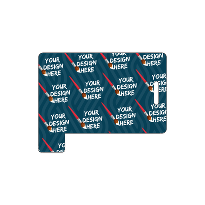 Custom Plastic 2.6258" x 3.375" Tabbed Page 5 Luggage Tags