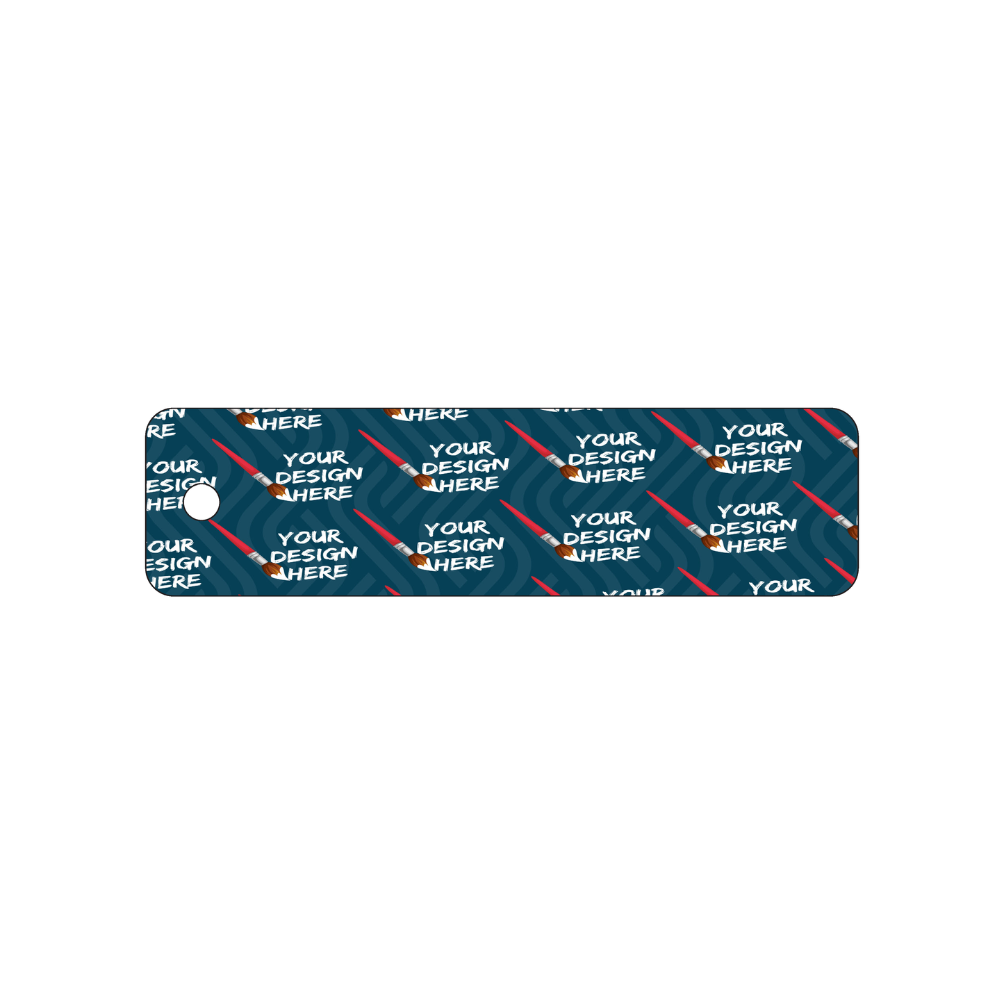 Custom Plastic 4.75" x 1.25" Long Tags