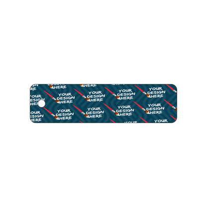 Custom Plastic 4.75" x 1.25" Long Tags