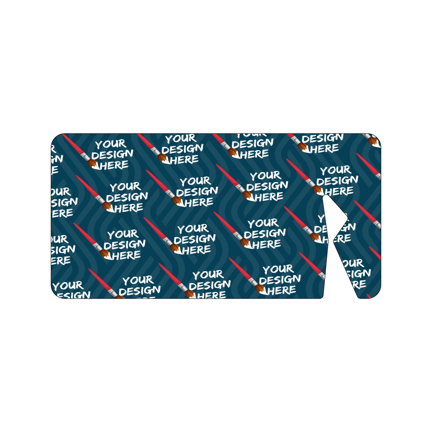 Custom Plastic 8" x 4" Door Hangers