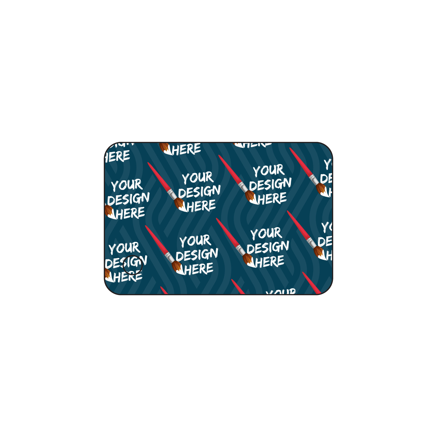 Custom Plastic 1.5" x 1" Small Key Tags