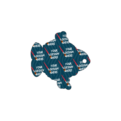 Custom Plastic 2.55" x 2.6" Mascot Shape Key Tags