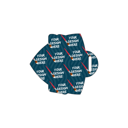 Custom Plastic 2.4" x 2.7" Badge Shape Badges