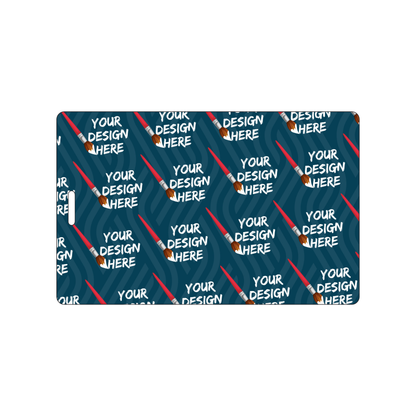 Custom Plastic 3.5" x 5.5" Vertical Badges