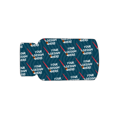 Custom Plastic 3.375" x 1.8" Pill Bottle Shape Cards