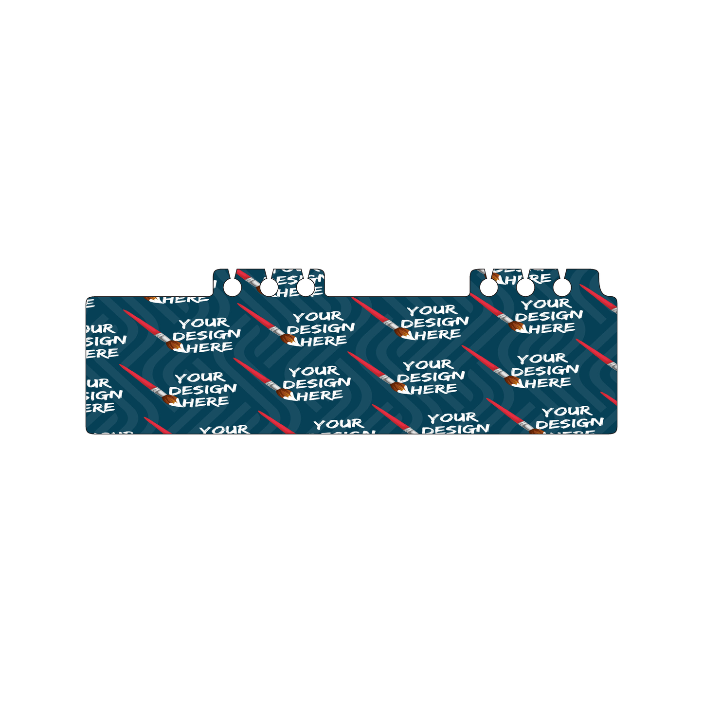 Custom Plastic 2.25" x 7.25" Planner Bookmark