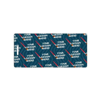 Custom Plastic 2.45" x 5.3" Long Badges