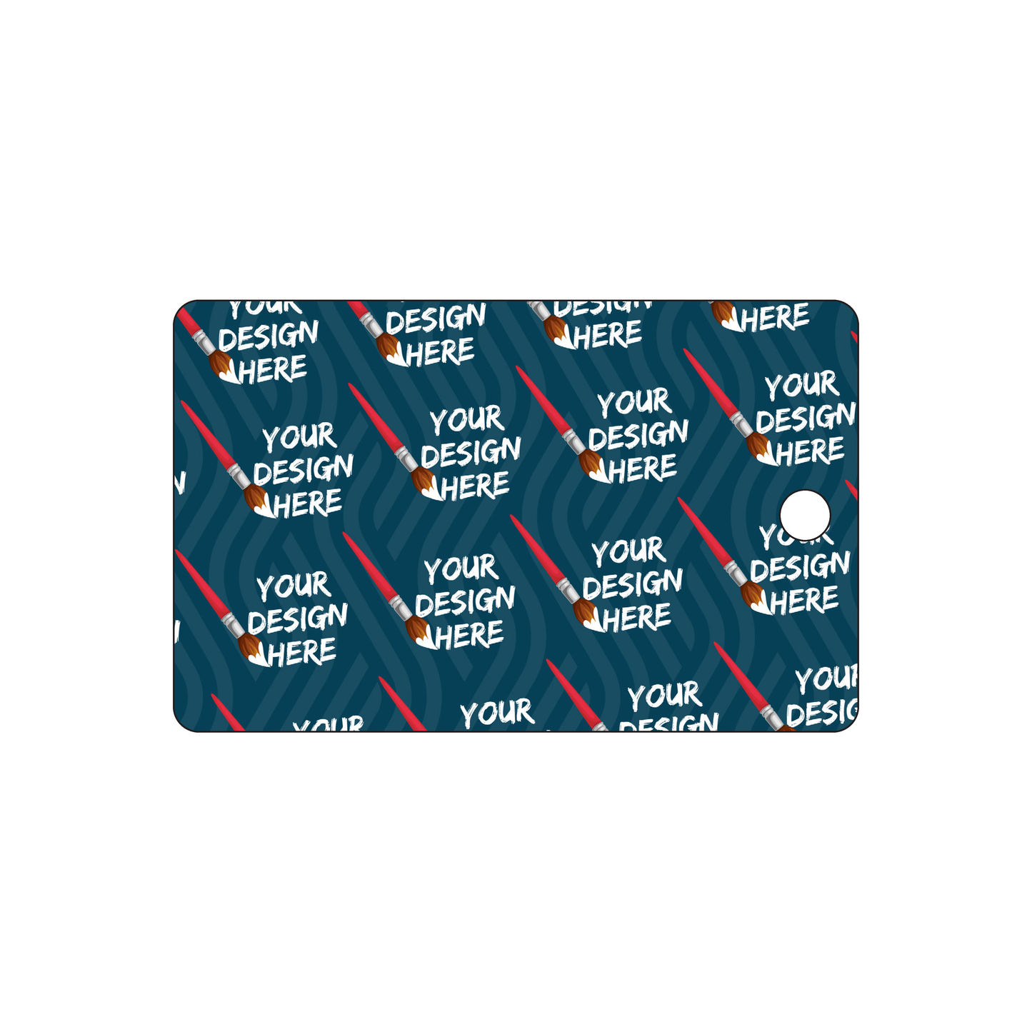 Custom Plastic 3.375" x 2.125" Tags