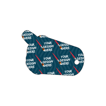 Custom Plastic 2.4" x 1.75" Smoothie Shape Key Tags