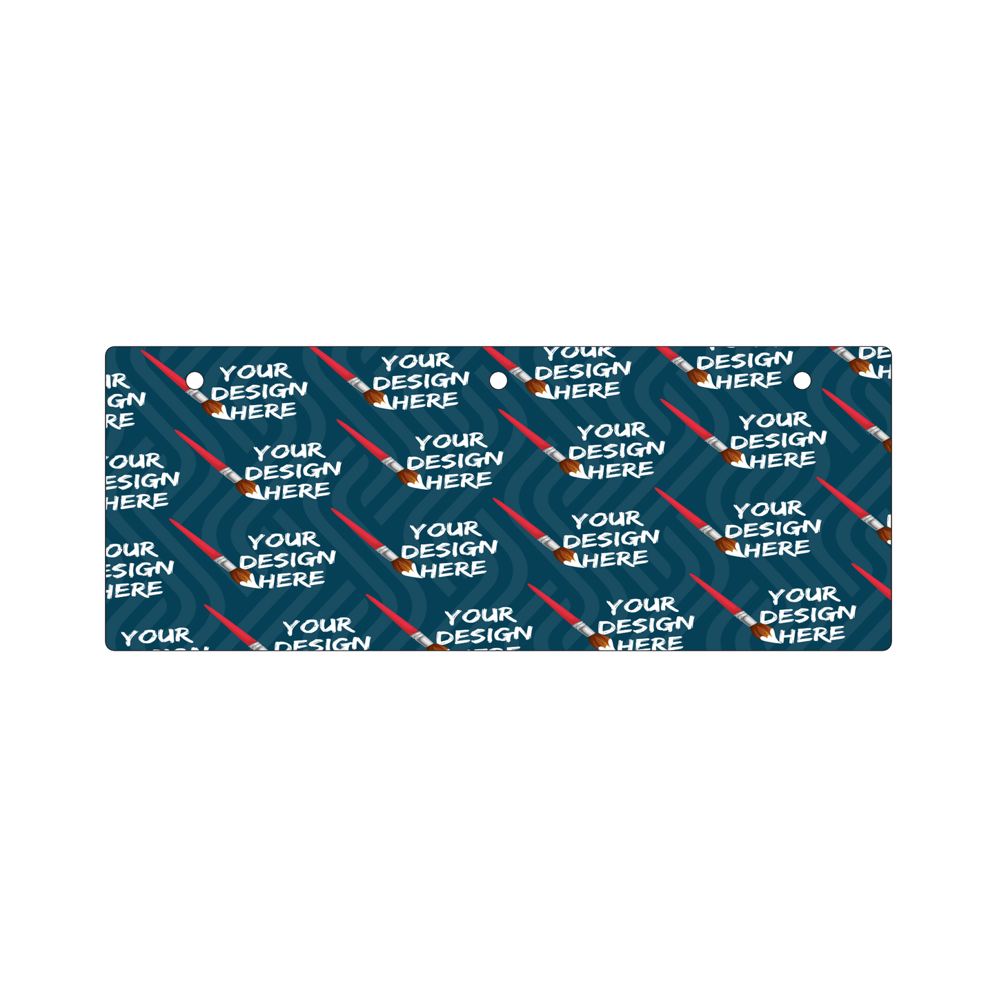 Custom Plastic 11" x 4.25" Binder Ruler