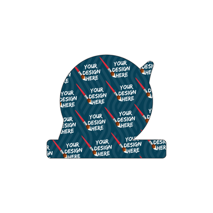 Custom Plastic 3" x 2.6" Planet Shape Cards