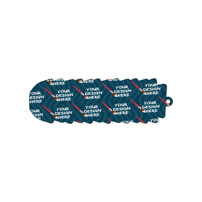 Custom Plastic 4.73" x 1.5" Stack of Bowls Tags