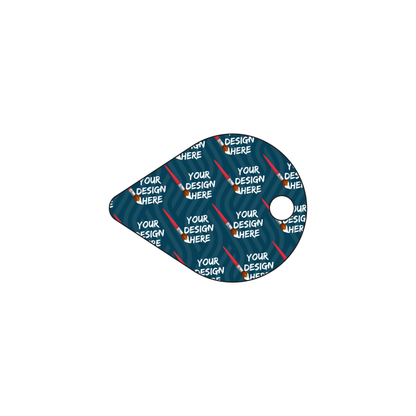 Custom Plastic 1.5" x 1.125" Pin Shape