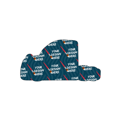 Custom Plastic 3.375" x 1.75" Semi Truck Shape Cards