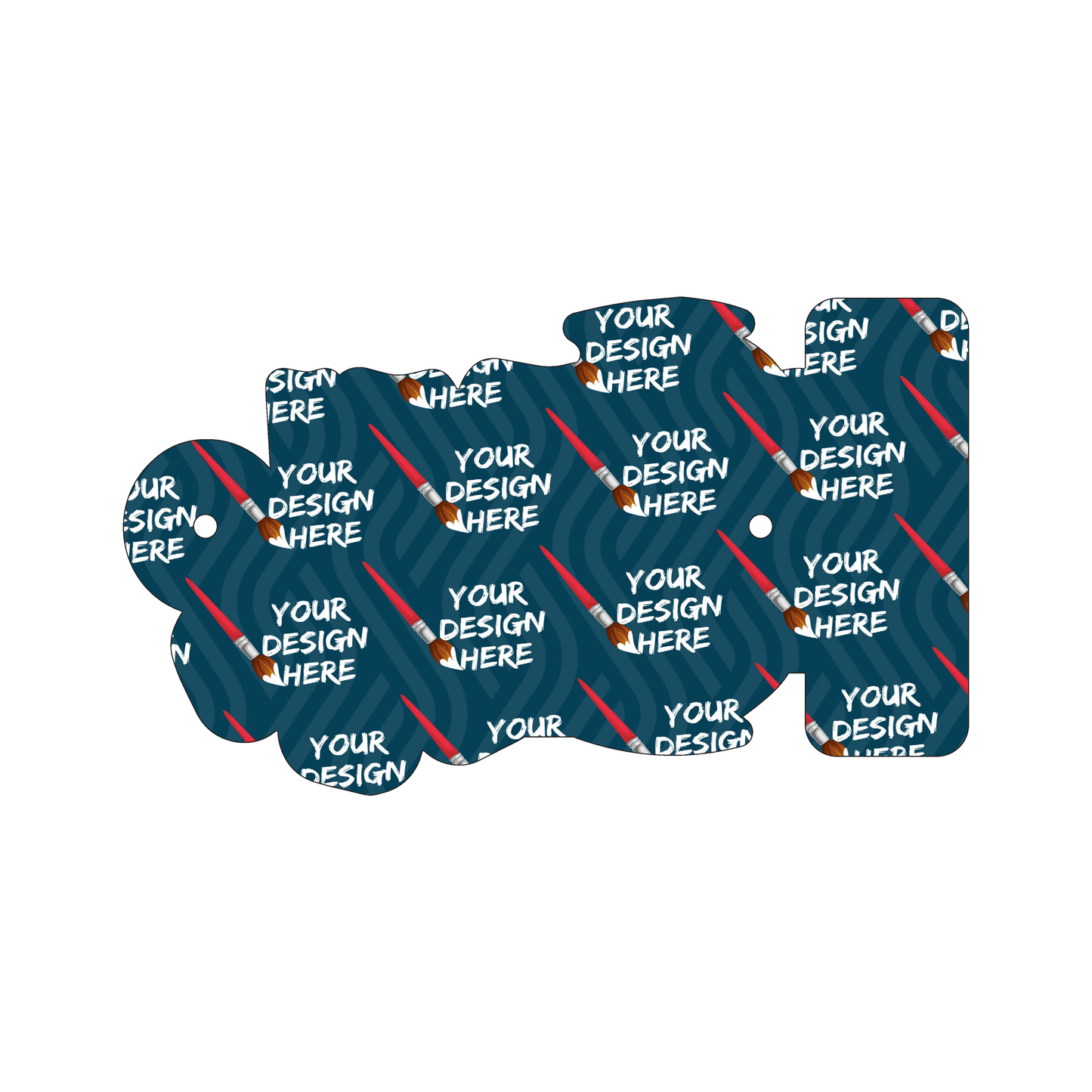 Custom Plastic 9" x 5.3" Anchor Shape Signage