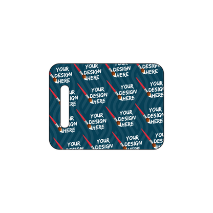 Custom Plastic 2" x 1.5" Small Luggage Tags