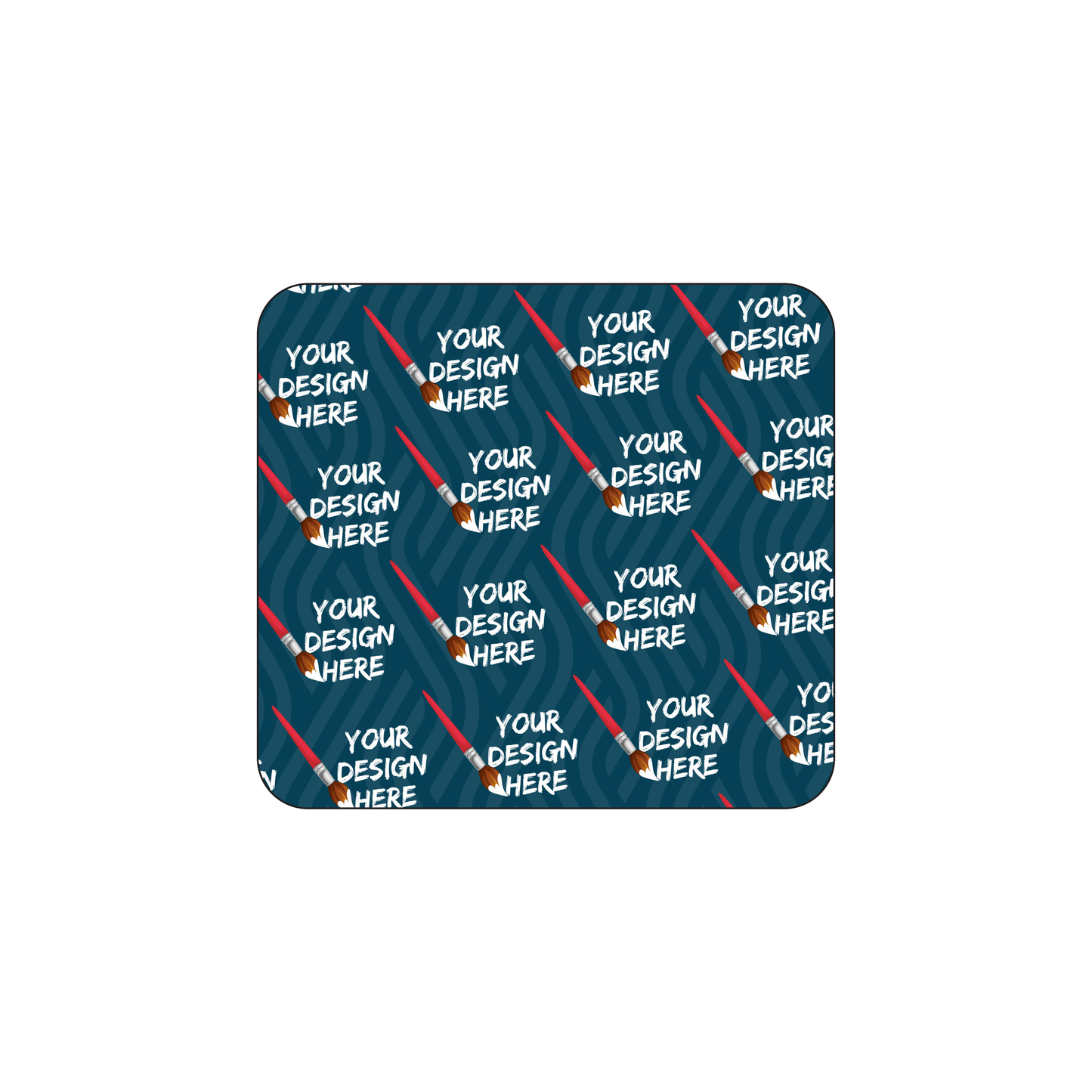 Custom Plastic 2.5" x 2.75" Rounded Rectangle Cards