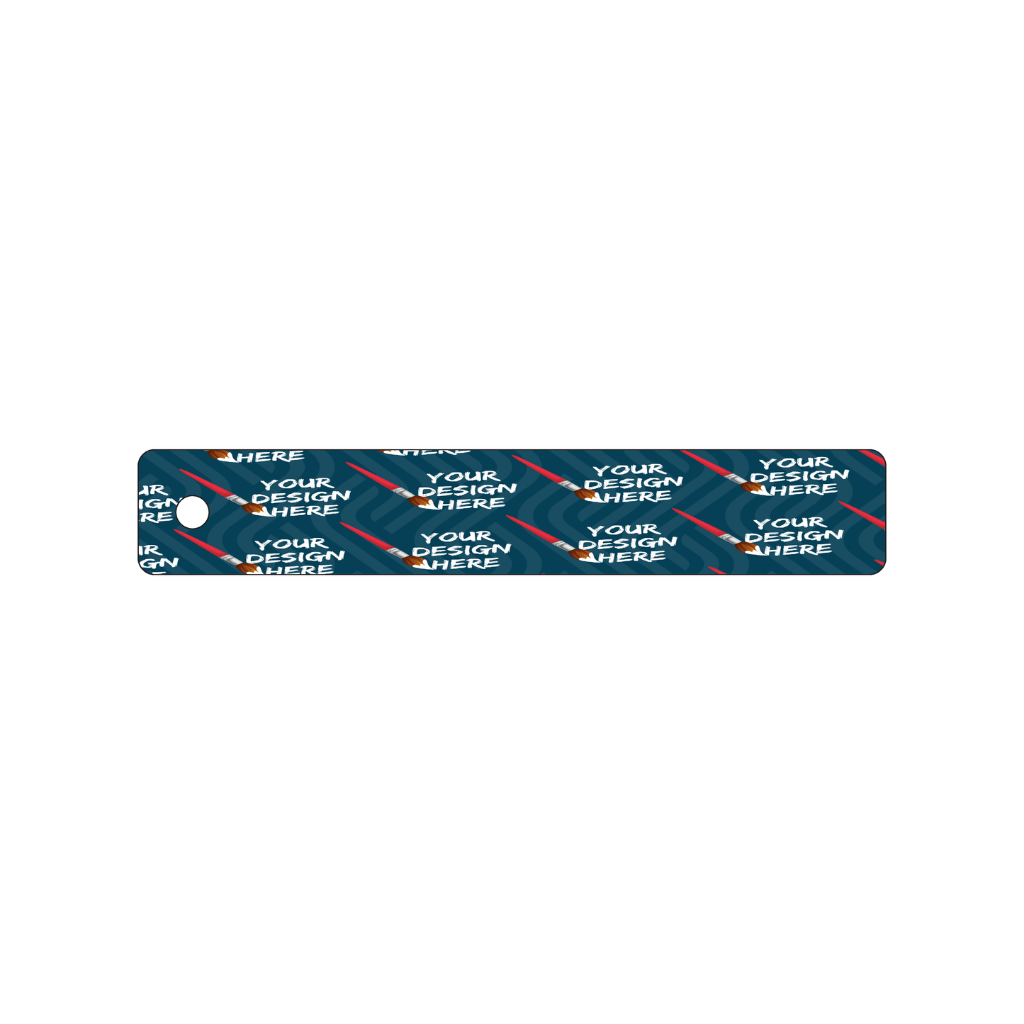 Custom Plastic 5.625" x 0.9375" Long Tag