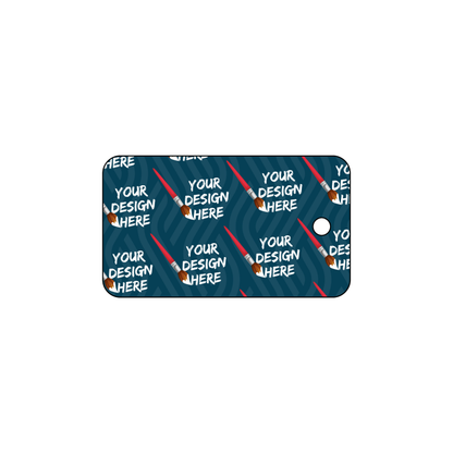 Custom Plastic 3.375" x 1.5" Key Tags