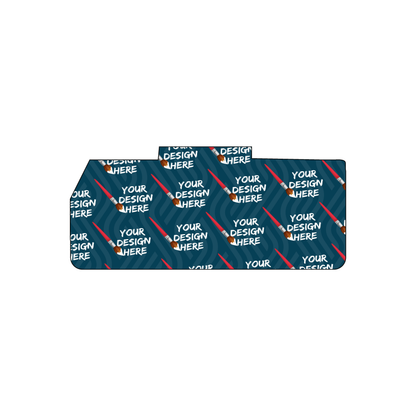 Custom Plastic 3.375" x 1.5" Pipe Shape Cards