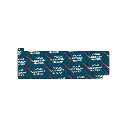 Custom Plastic 1.75" x 5.25" Storage Container Shape Cards