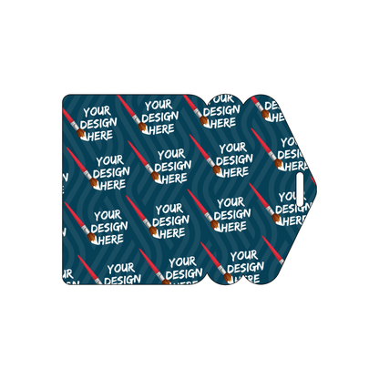 Custom Plastic 3" x 4" Tower Shape Badges