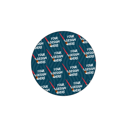 Custom Plastic 3.15" Circle Cards