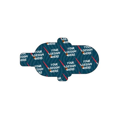Custom Plastic 3.375" x 1.85" Microphone Shape Cards