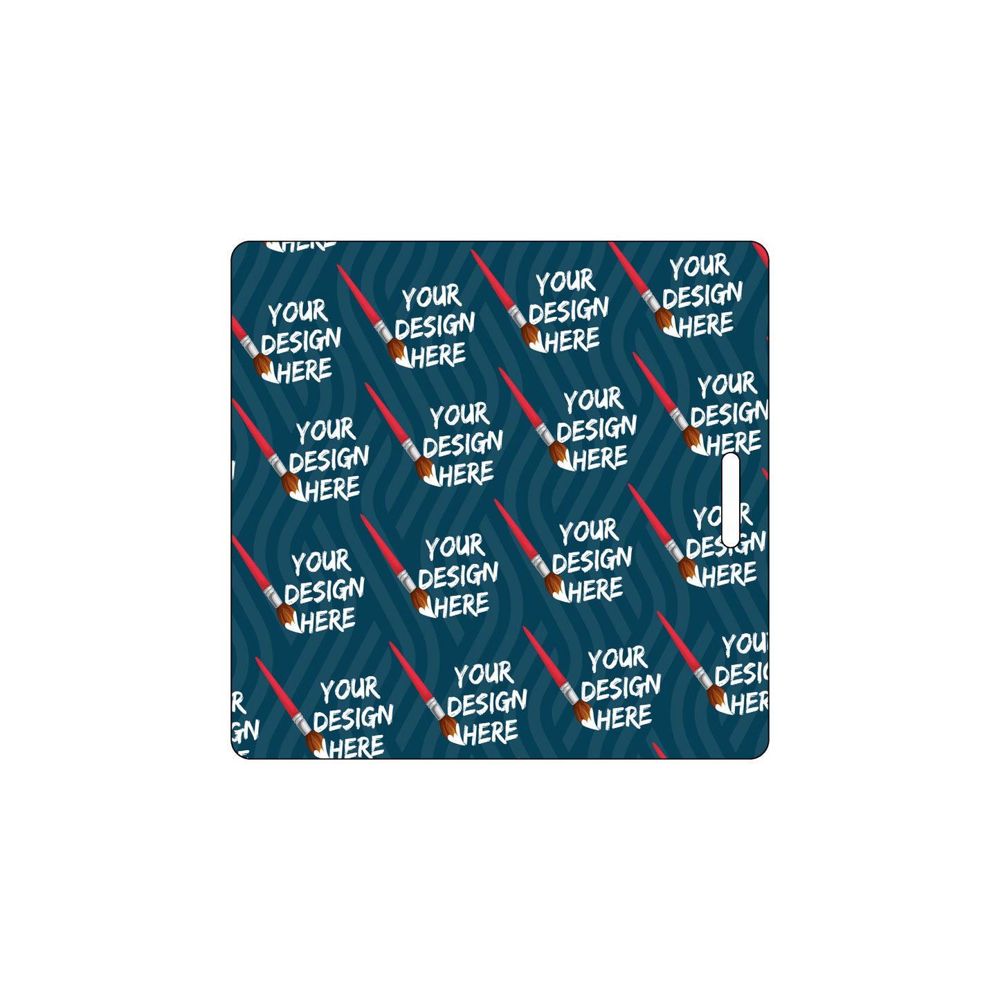 Custom Plastic 3.37" x 3.5" Badges