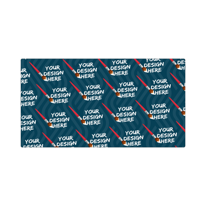 Custom Plastic 7" x 13" Menu