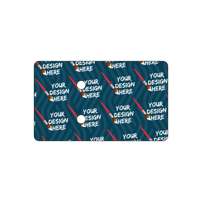 Custom Plastic 3.375" x 2.008" Cards with Two Symmetrical Holes