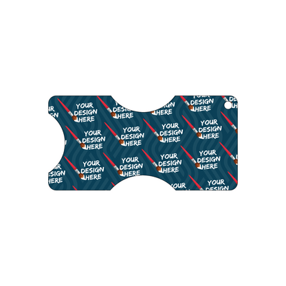 Custom Plastic 3" x 6" Taser Shape Tags