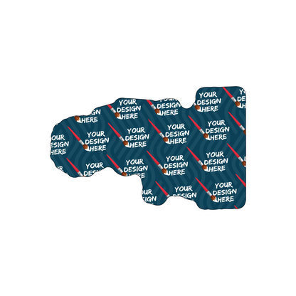Custom Plastic 3.375" x 2.125" Statue Shape Cards