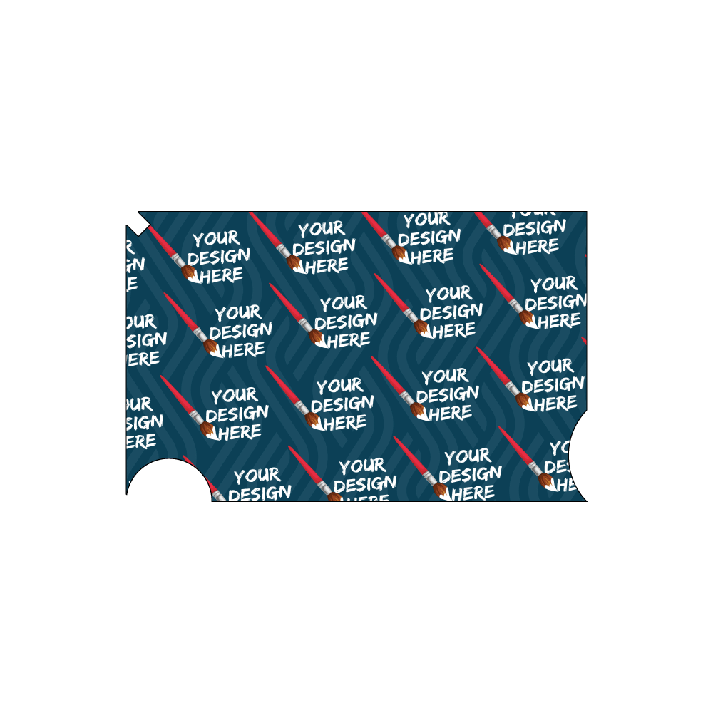 Custom Plastic 3.375" x 2.125" Three Notch Cards