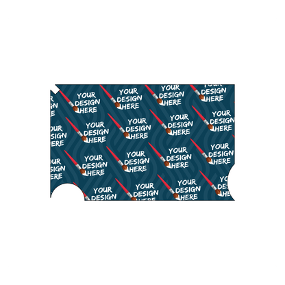 Custom Plastic 3.375" x 2.125" Three Notch Cards