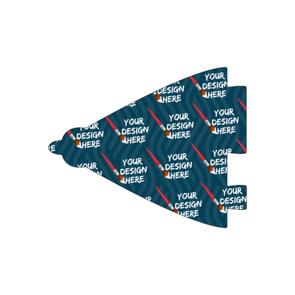Custom Plastic 5.25" x 4.25" Triangle Shape Cards