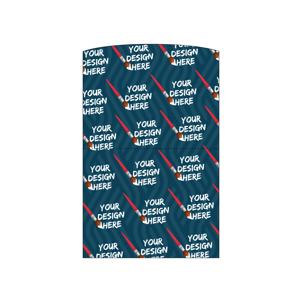 Custom Paper Gift Card Holders - Rounded Top, No Slits