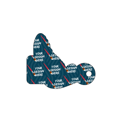 Custom Plastic 2.1" x 2.6" Dinosaur Shape Key Tags
