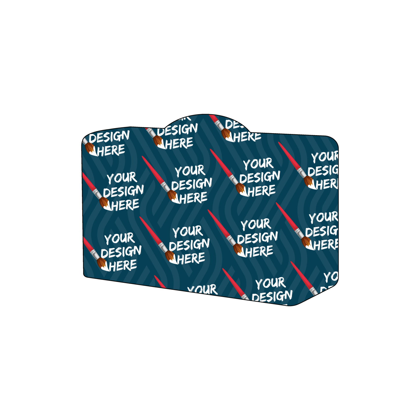 Custom Plastic 2.85" x 2.125" Suitcase Shape Cards