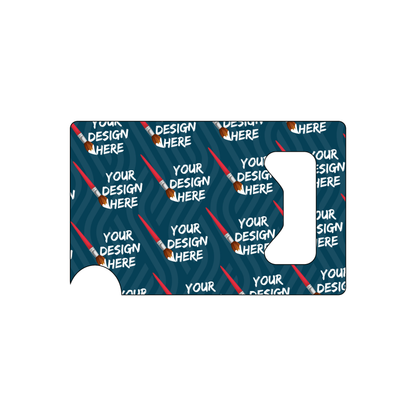 Custom Plastic 3.375" x 2.125" Bottle Opener Cards