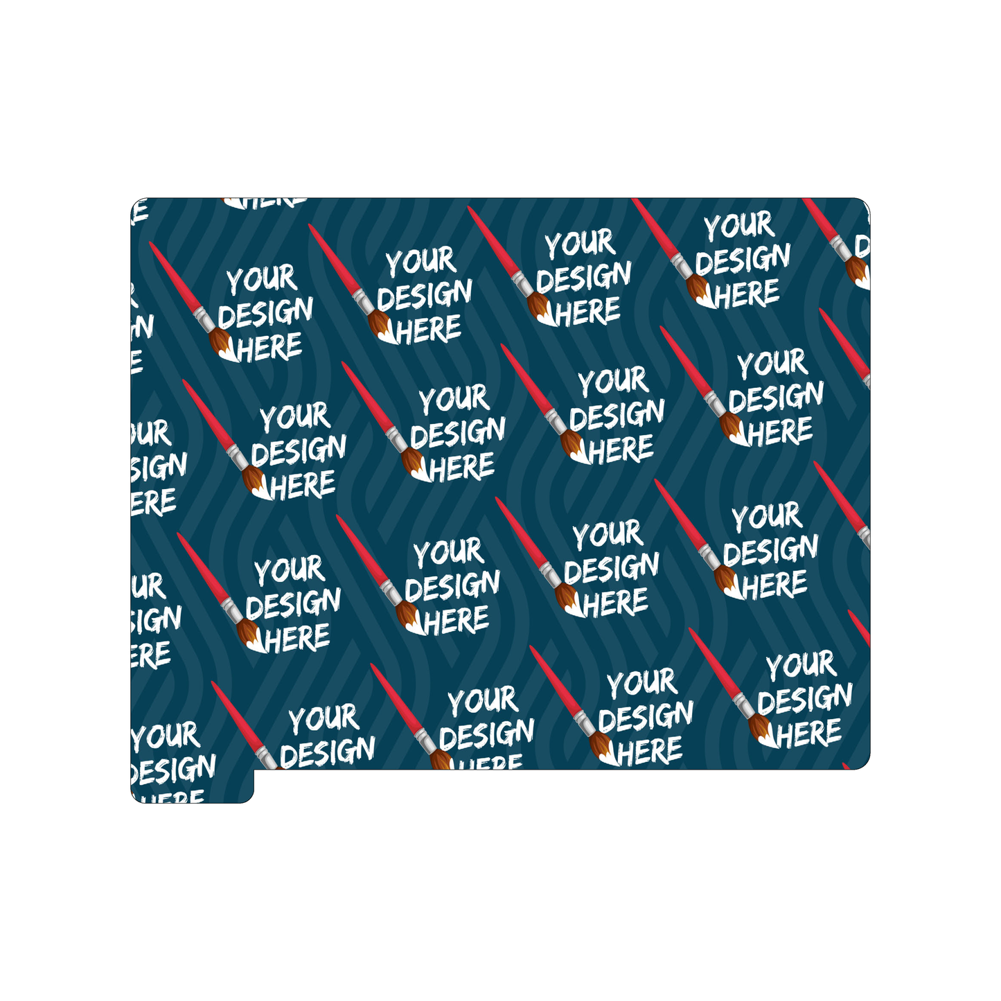 Custom Plastic 9" x 11" Sheet with Tab Signage