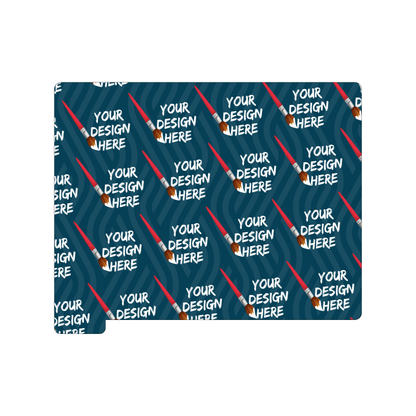 Custom Plastic 9" x 11" Sheet with Tab Signage